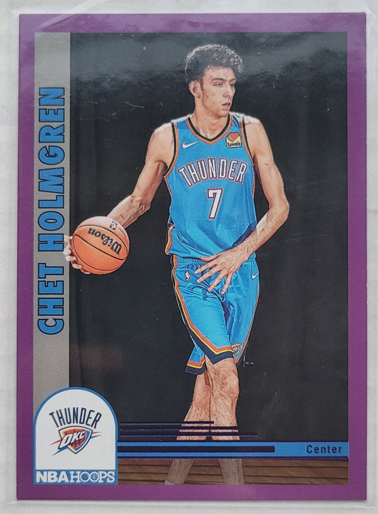 Chet Holmgren - 2022-23 Hoops Purple #282 RC