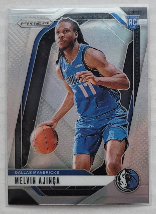 Melvin Ajinca - 2024-25 Panini Prizm Prizms Silver #255 RC