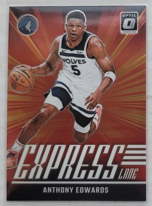 Anthony Edwards - 2024-25 Donruss Optic Express Lane #7