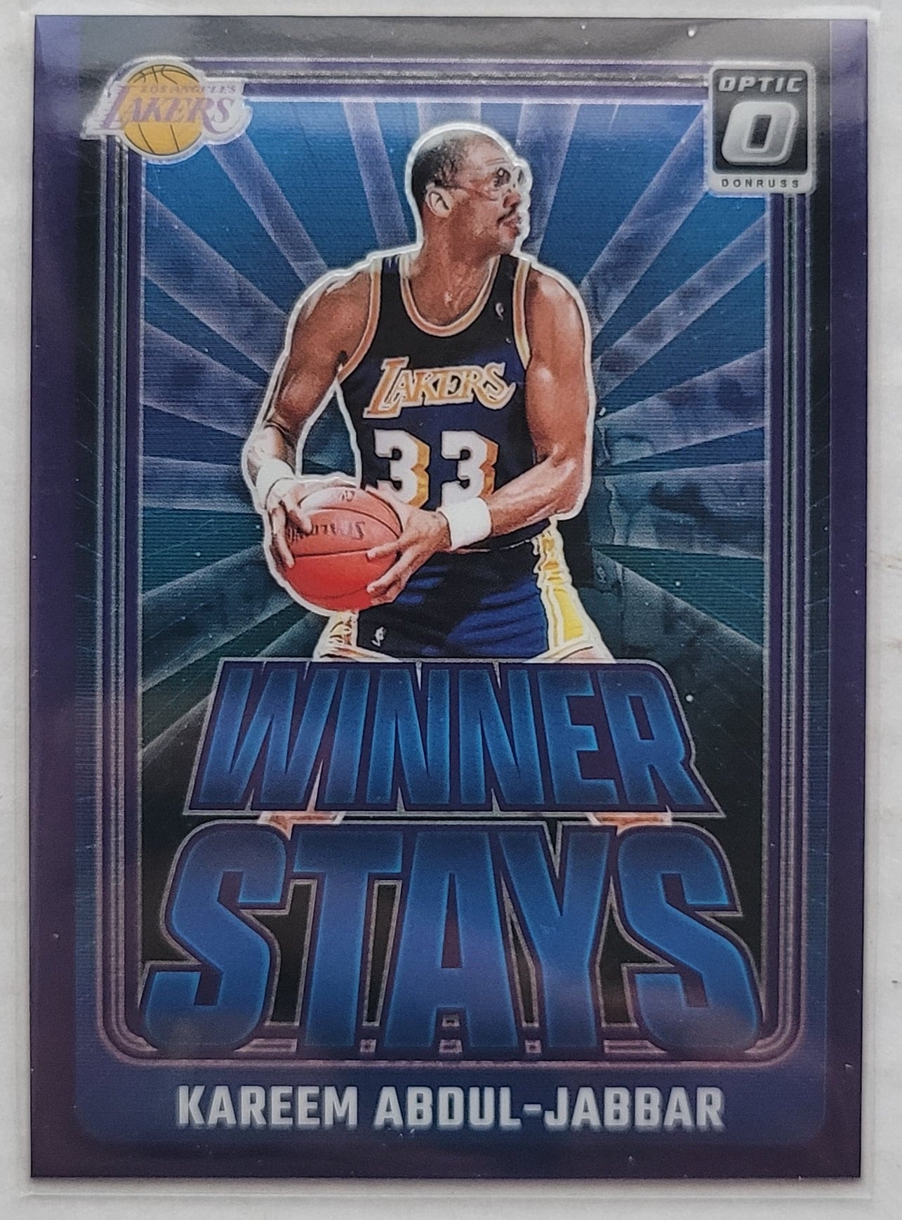 Kareem Abdul-Jabbar - 2024-25 Donruss Optic Winner Stays Purple #14