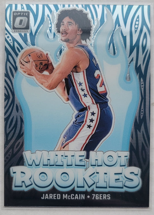 Jared McCain - 2024-25 Donruss Optic White Hot Rookies Holo #2