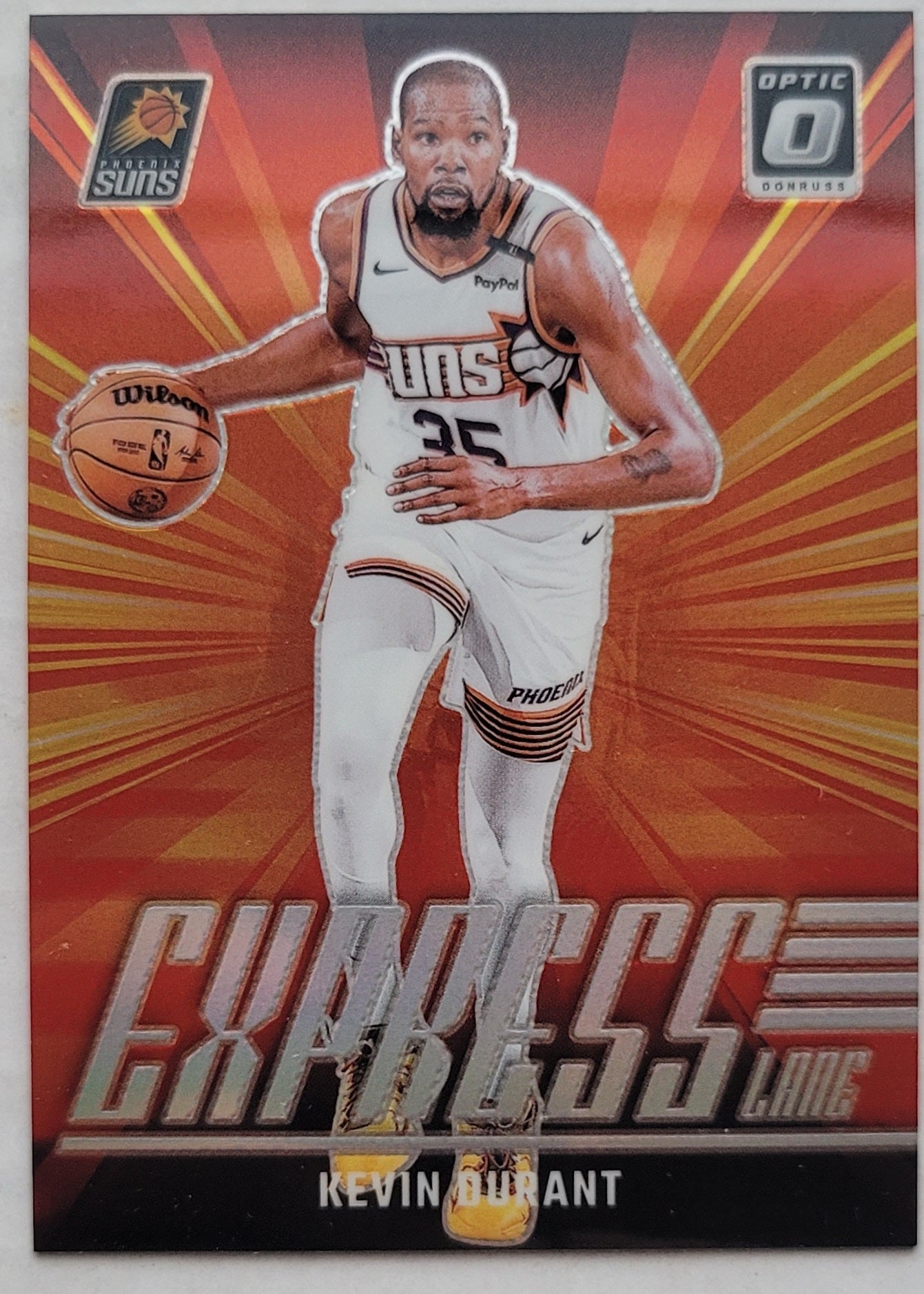 Kevin Durant - 2024-25 Donruss Optic Express Lane Holo #18