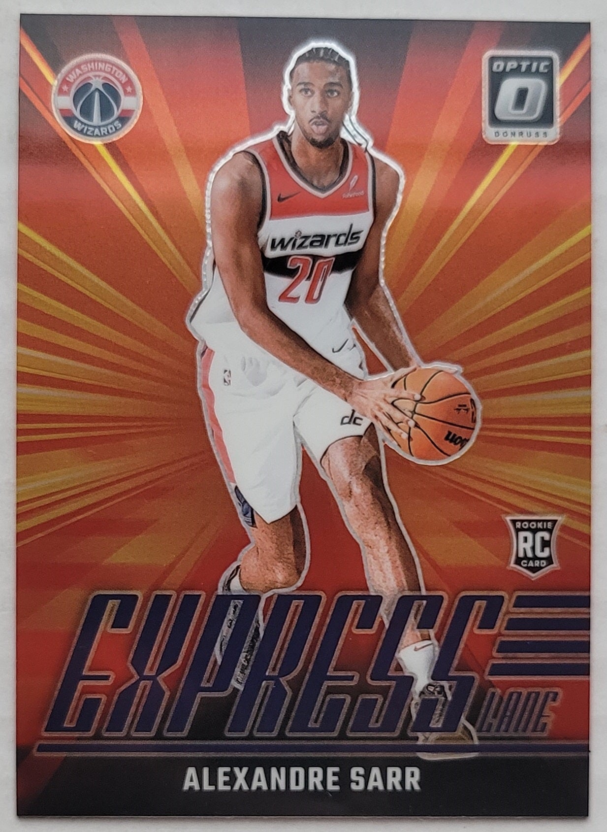 Alexandre Sarr - 2024-25 Donruss Optic Express Lane Purple #11