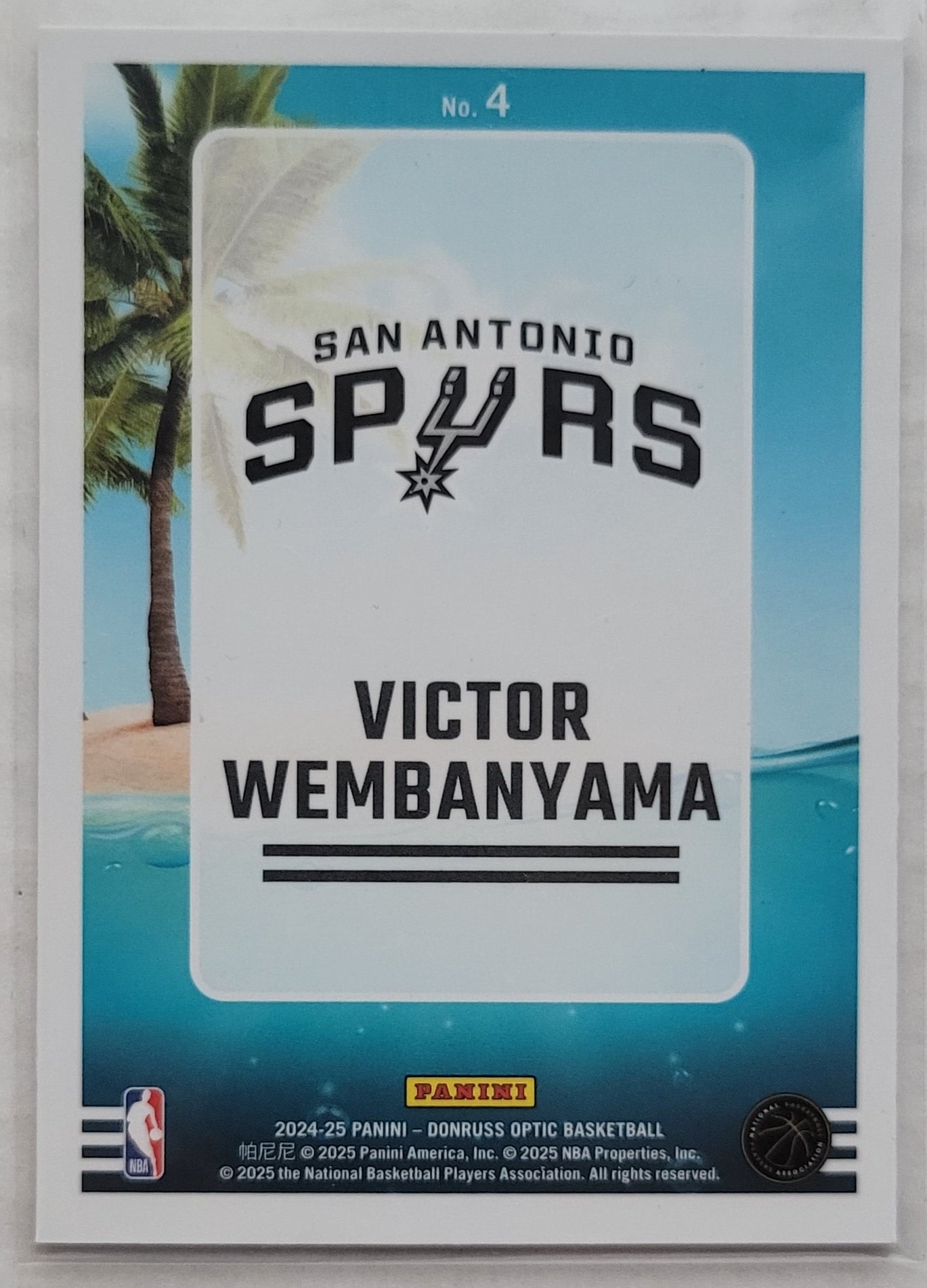 Victor Wembanyama - 2024-25 Donruss Optic Splash! #4