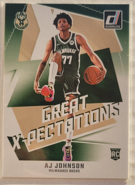 AJ Johnson - 2024-25 Donruss Great X-Pectations #6
