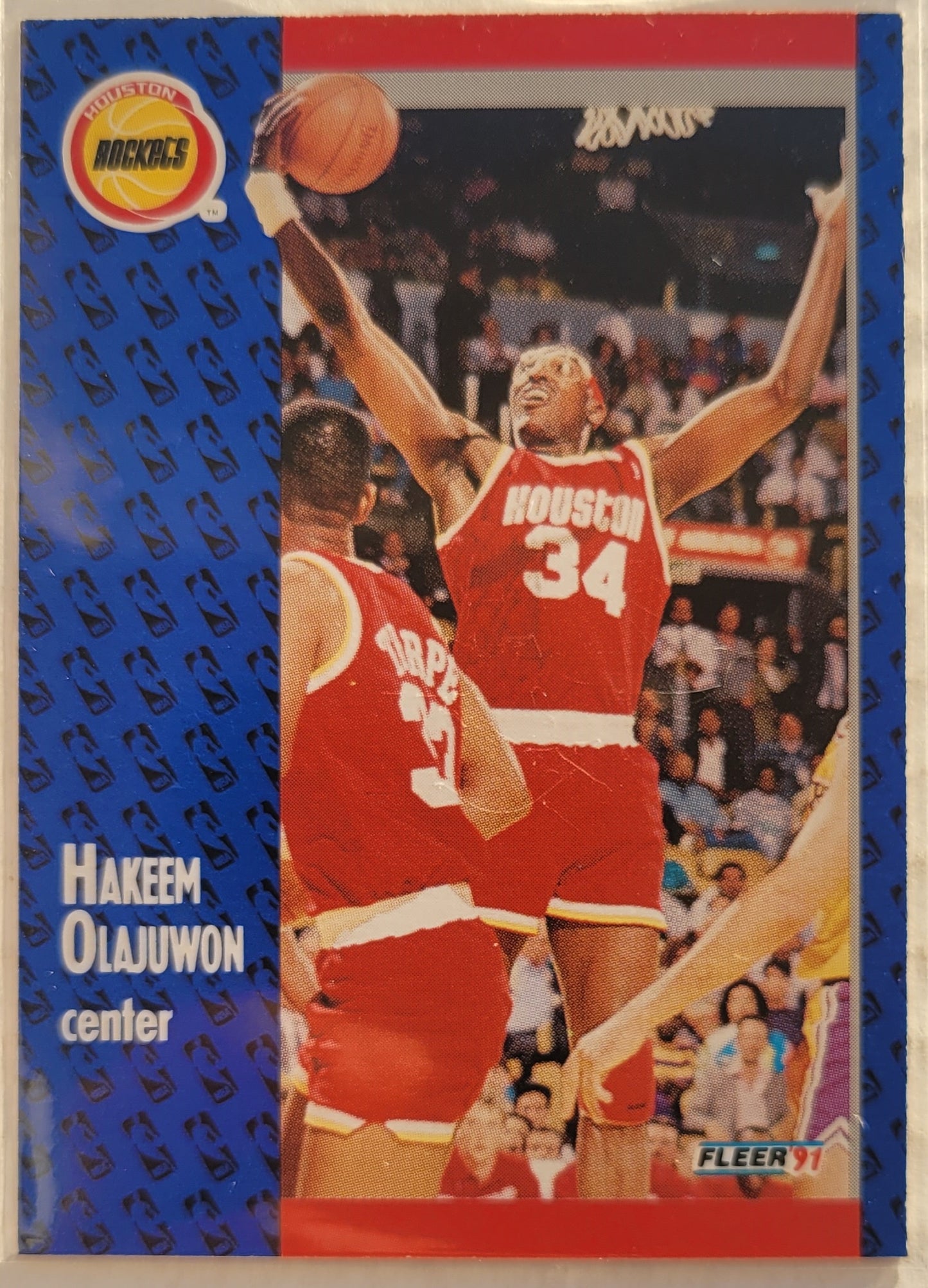 Hakeem Olajuwon - 1991-92 Fleer #77