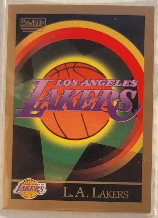Los Angeles Lakers - 1990-91 SkyBox #340 TC