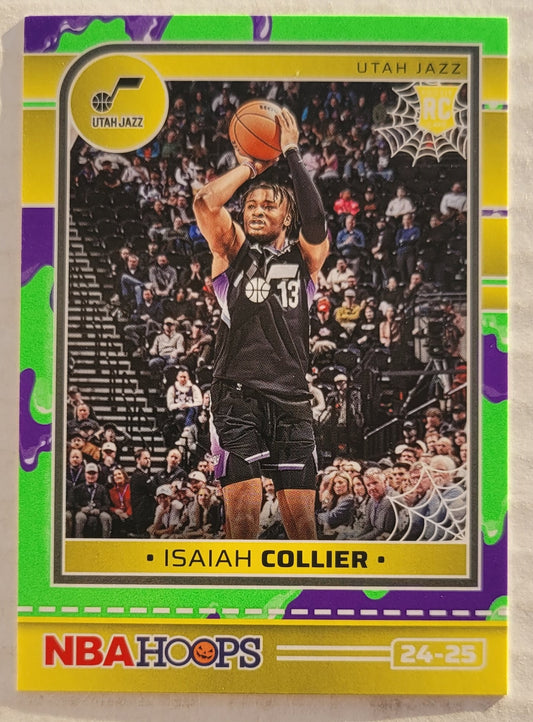 Isaiah Collier - 2024-25 Hoops Haunted Hoops Slime #254 RC