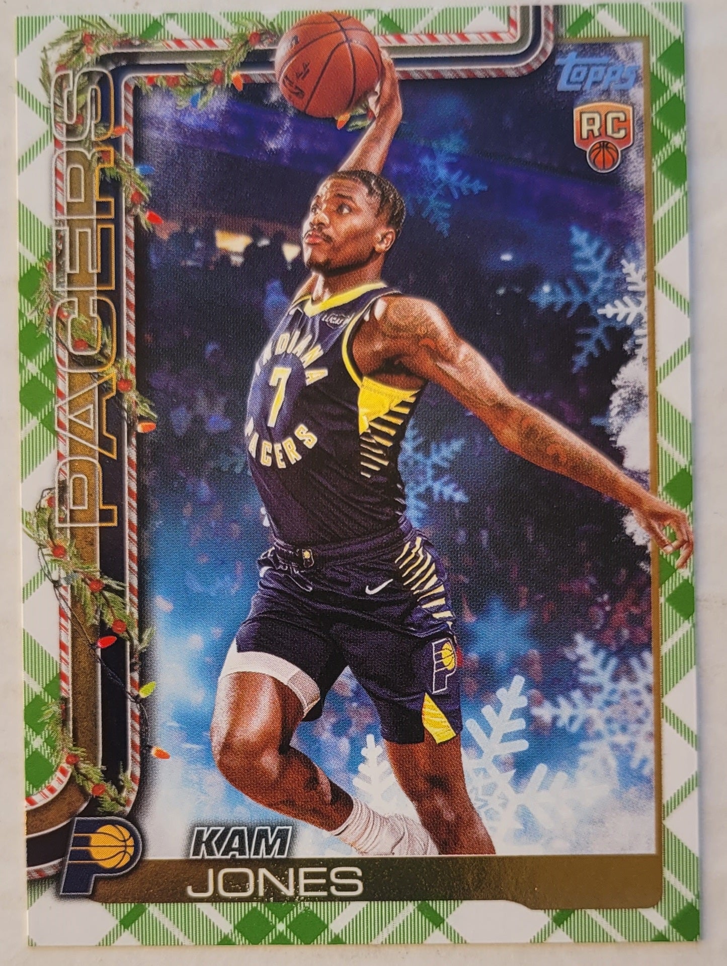 Kam Jones - 2025-26 Topps Holiday Plaid #H198 RC