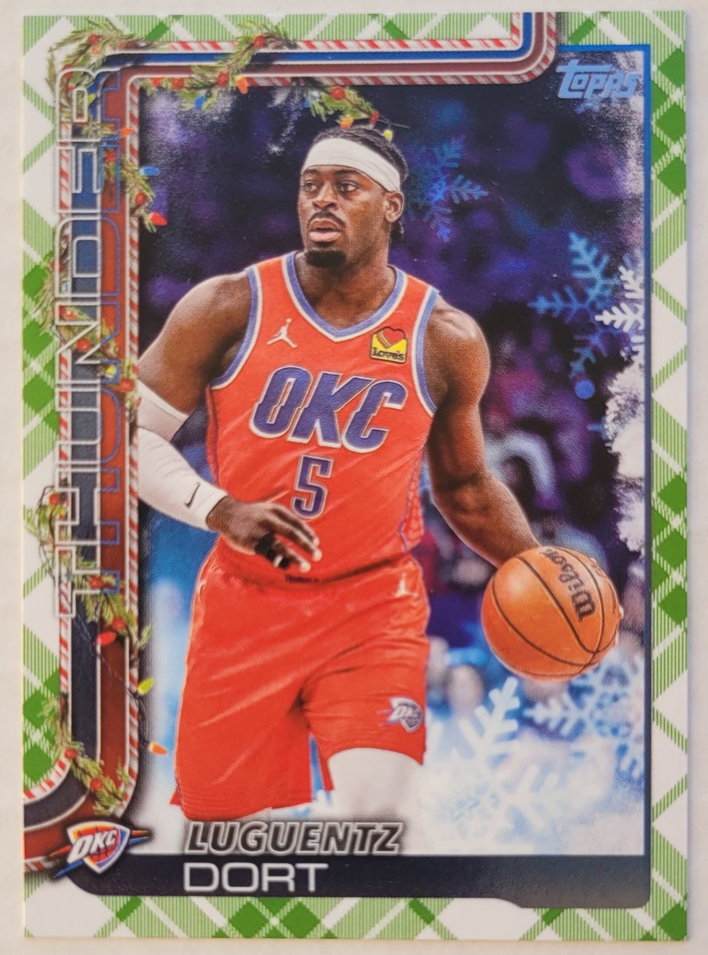 Luguentz Dort - 2025-26 Topps Holiday Plaid #H92