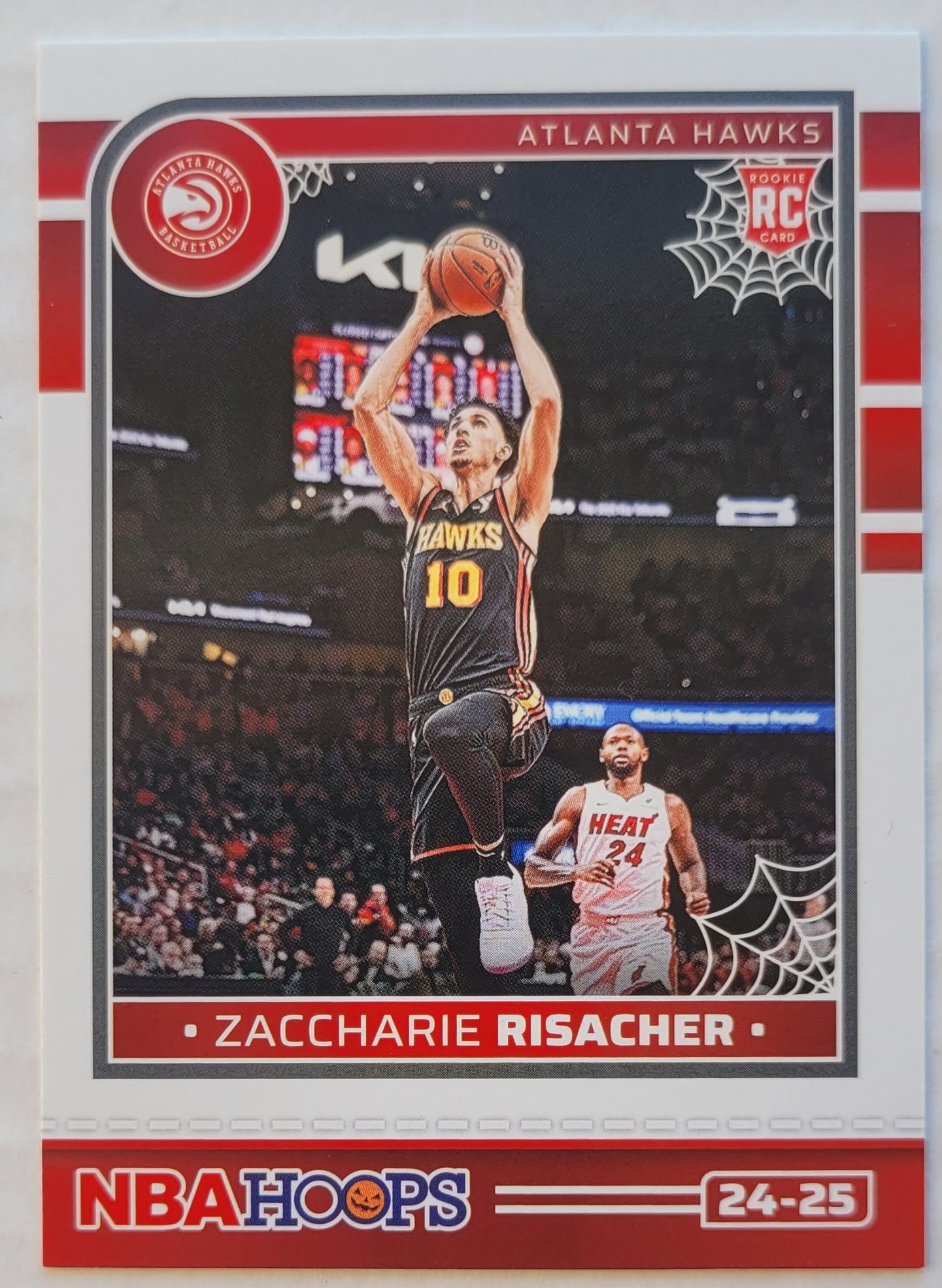 Zaccharie Risacher - 2024-25 Hoops Haunted Hoops #245 RC
