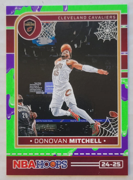 Donovan Mitchell - 2024-25 Hoops Haunted Hoops Slime #88