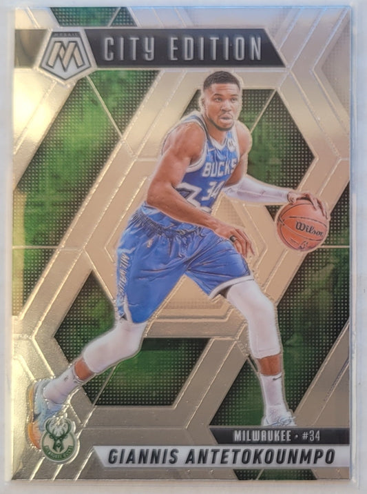 Giannis Antetokounmpo - 2024-25 Panini Mosaic #282 City Edition