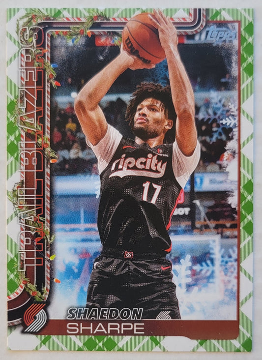 Shaedon Sharpe - 2025-26 Topps Holiday Plaid #H98