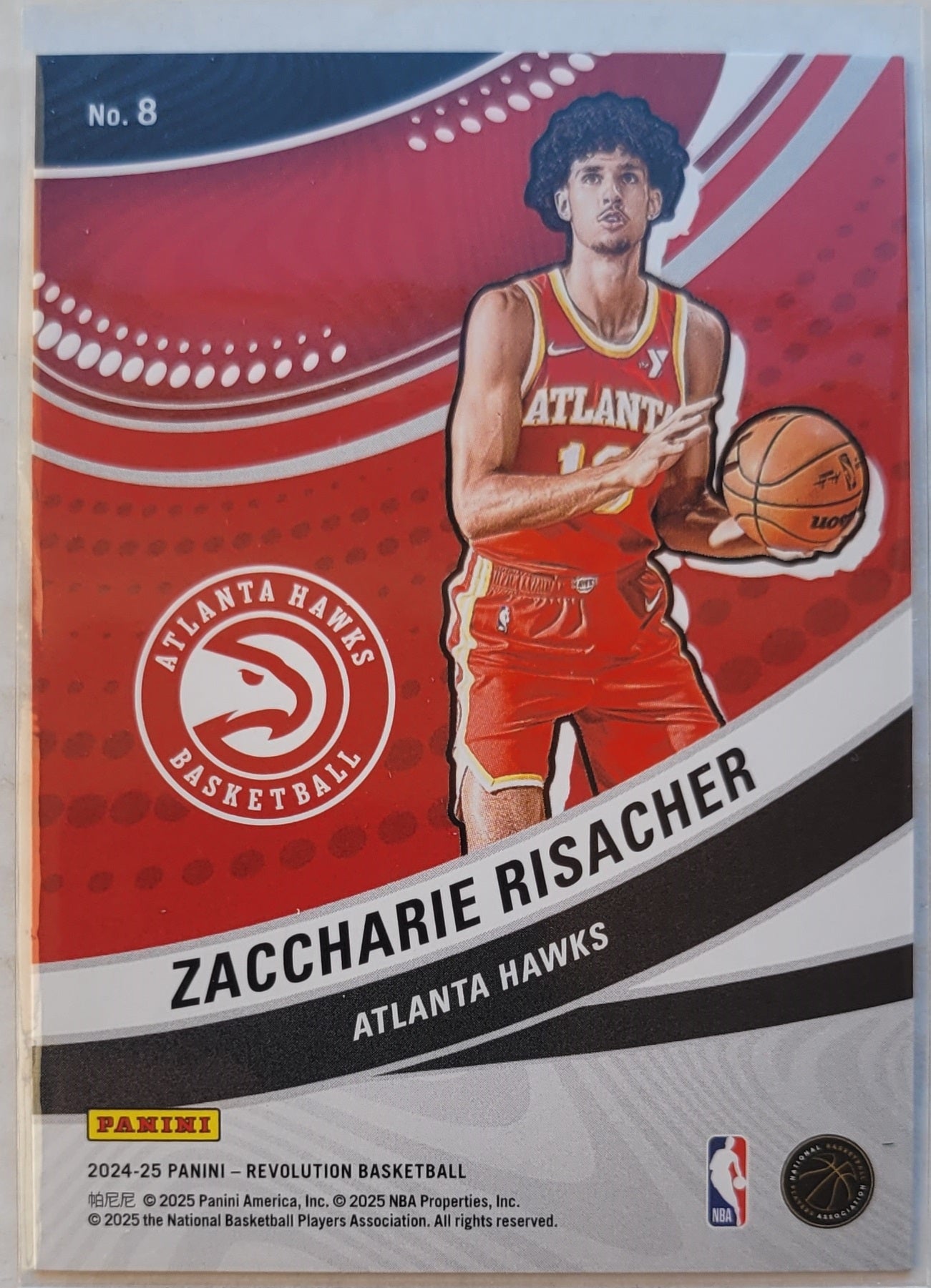 Zaccharie Risacher - 2024-25 Panini Revolution Vortex #8