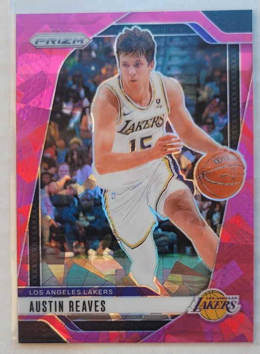 Austin Reaves - 2024-25 Panini Prizm Prizms Pink Ice #26