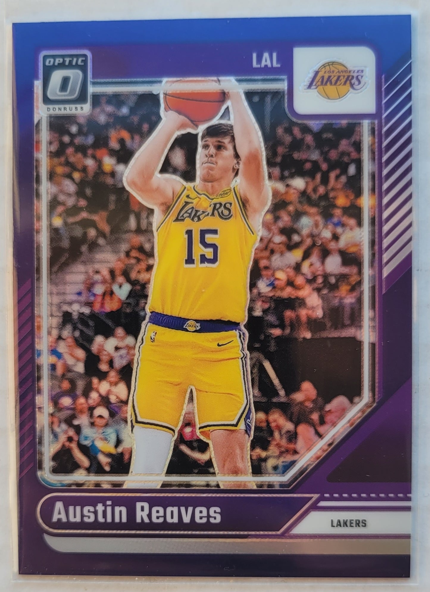 Austin Reaves - 2024-25 Donruss Optic Purple #140