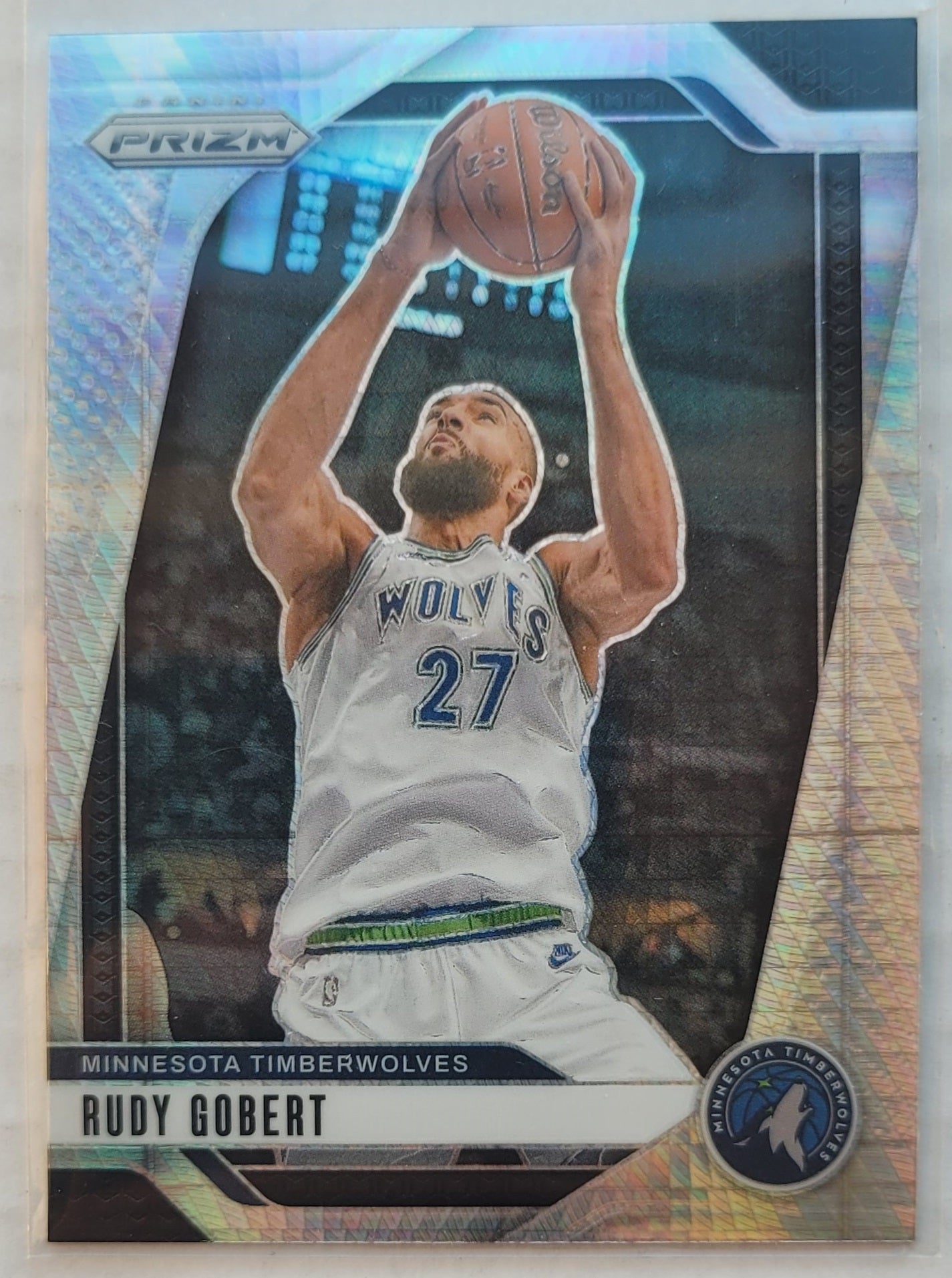Rudy Gobert - 2024-25 Panini Prizm Prizms Hyper #159