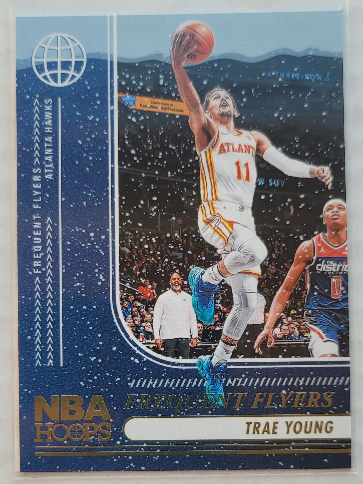 Trae Young - 2024-25 Hoops Frequent Flyers Winter Holo #12