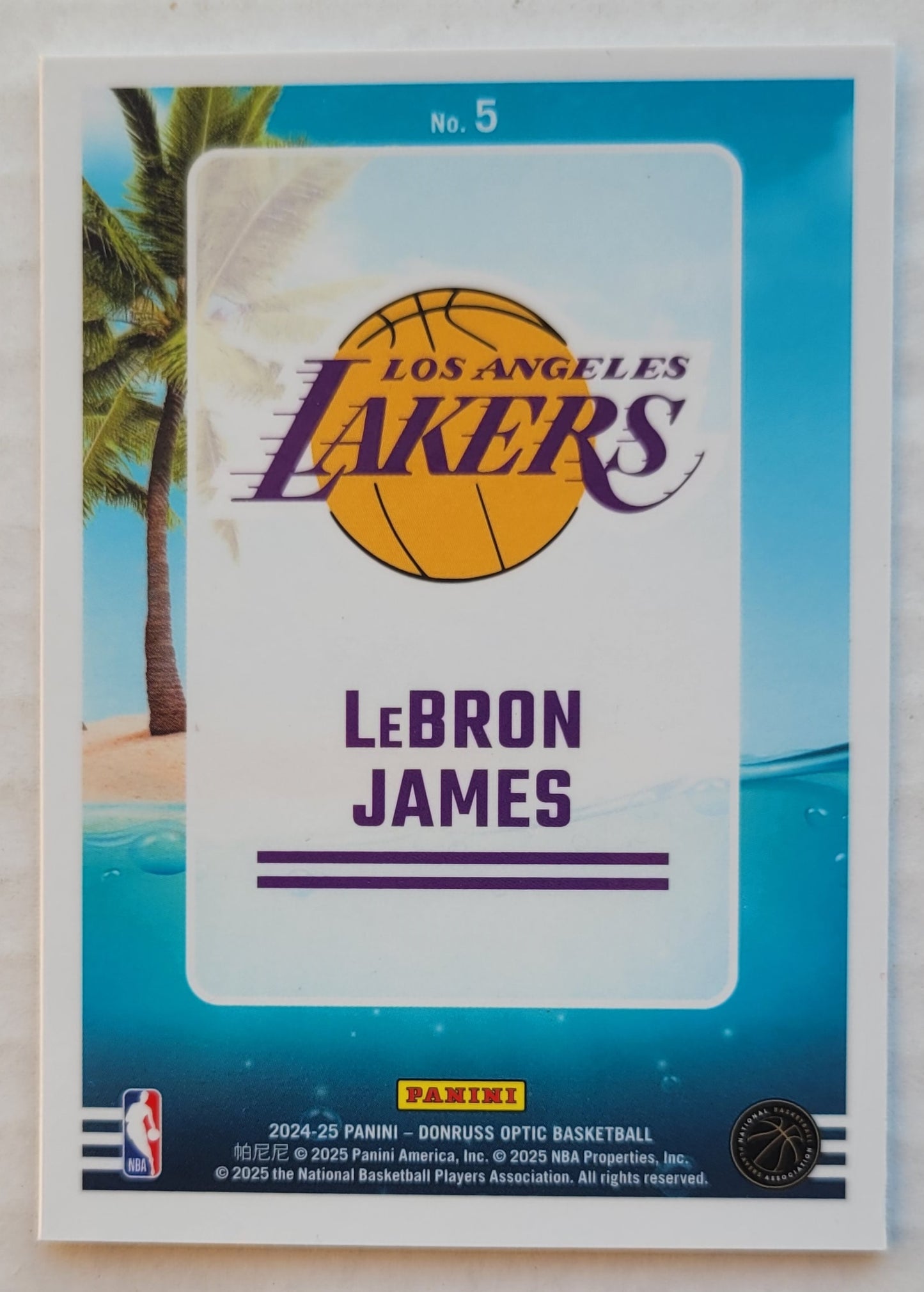 LeBron James - 2024-25 Donruss Optic Splash! #5