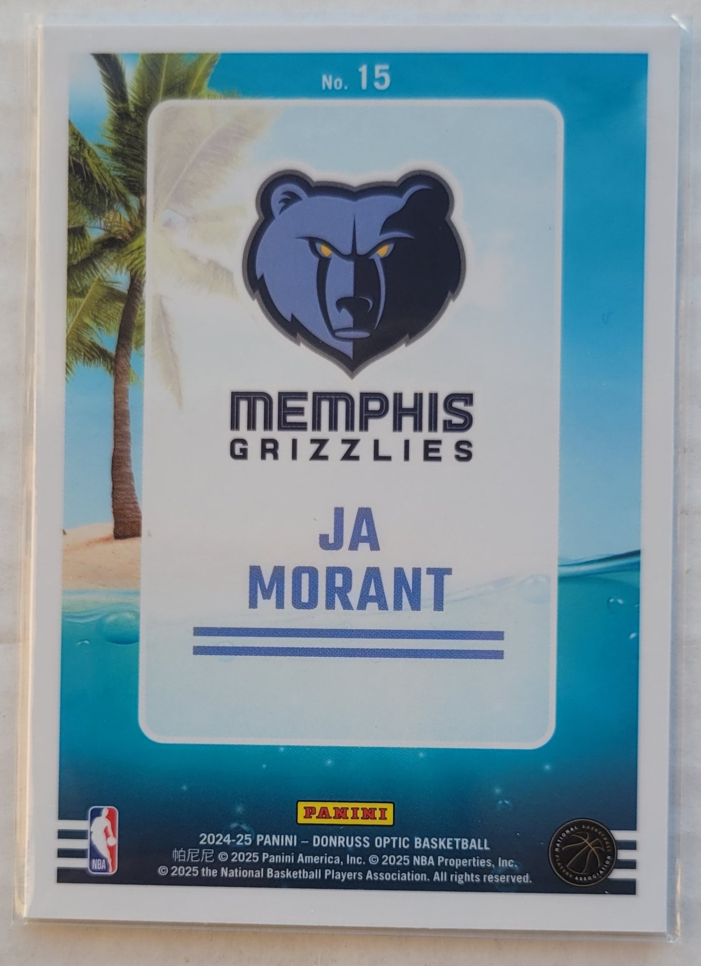Ja Morant - 2024-25 Donruss Optic Splash! #15