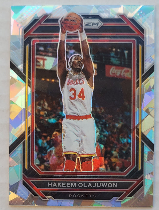 Hakeem Olajuwon - 2022-23 Panini Prizm Prizms Ice #290