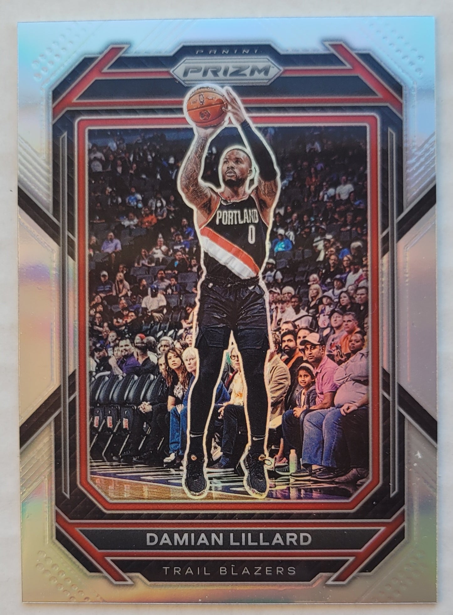 Damian Lillard - 2022-23 Panini Prizm Prizms Silver #62