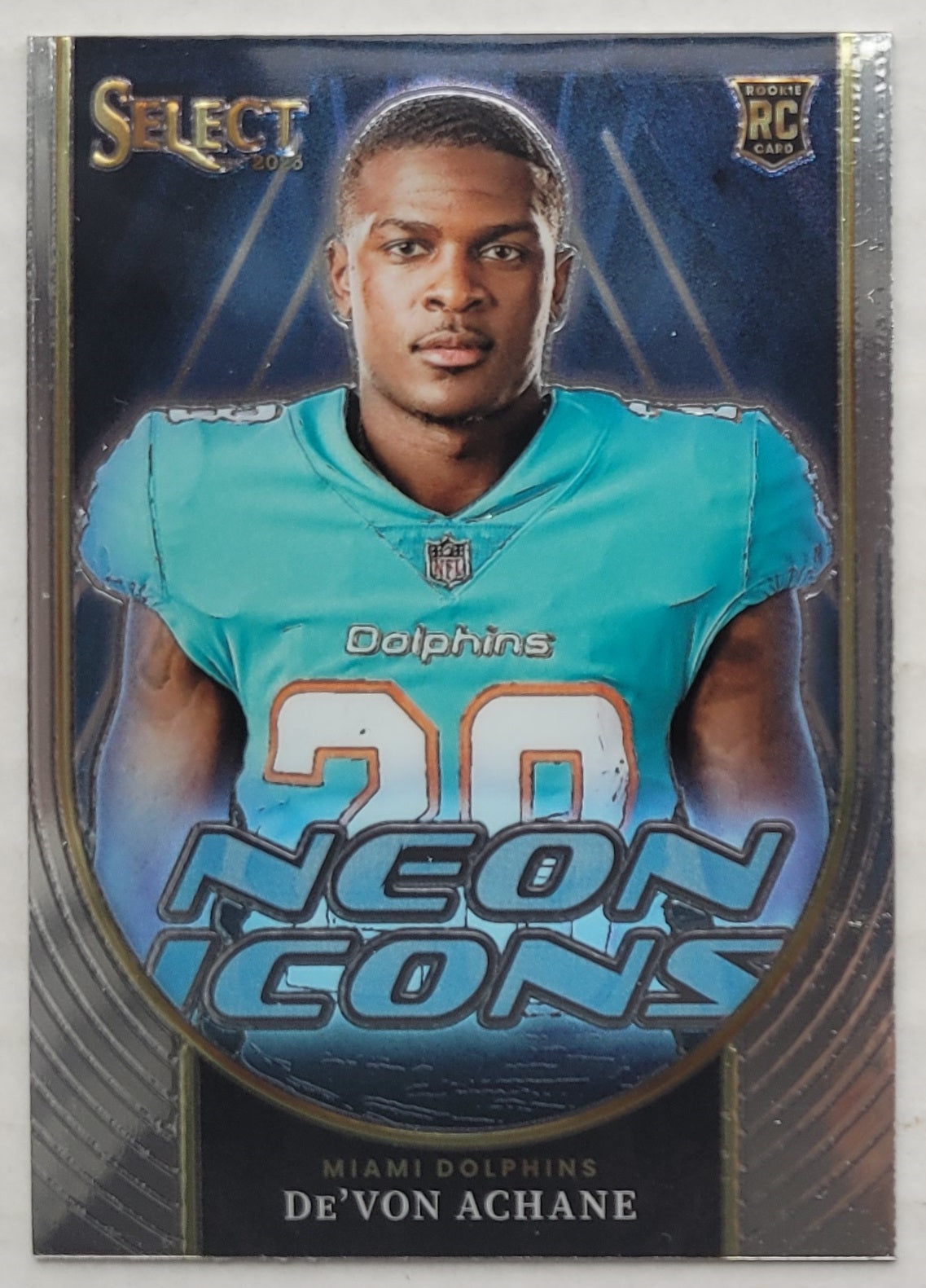 De'Von Achane - 2023 Select Neon Icons #18