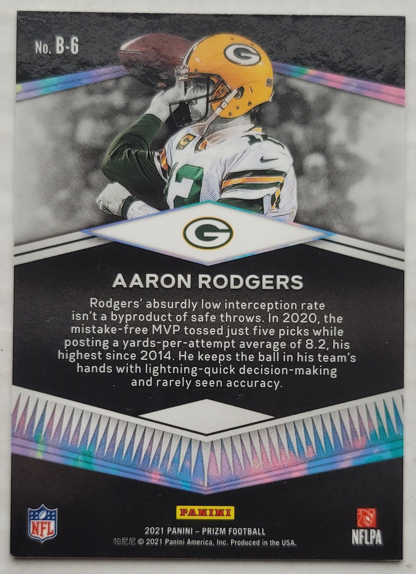 Aaron Rodgers - 2021 Panini Prizm Brilliance #6
