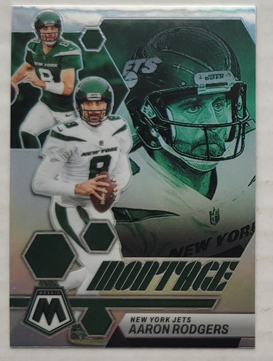 Aaron Rodgers - 2023 Panini Mosaic Montage Silver #7
