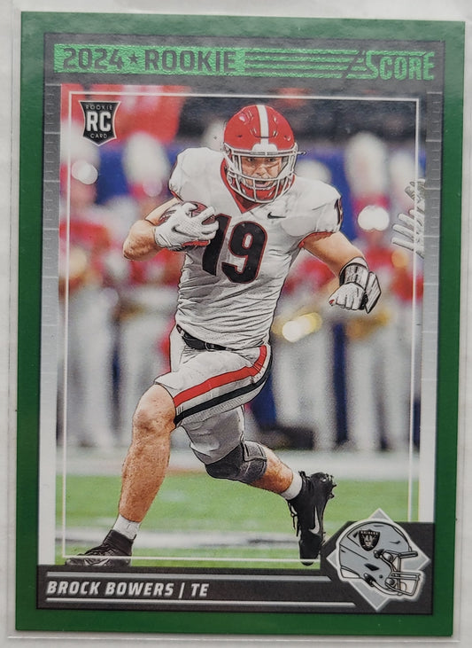Brock Bowers - 2024 Score Green #310 RC