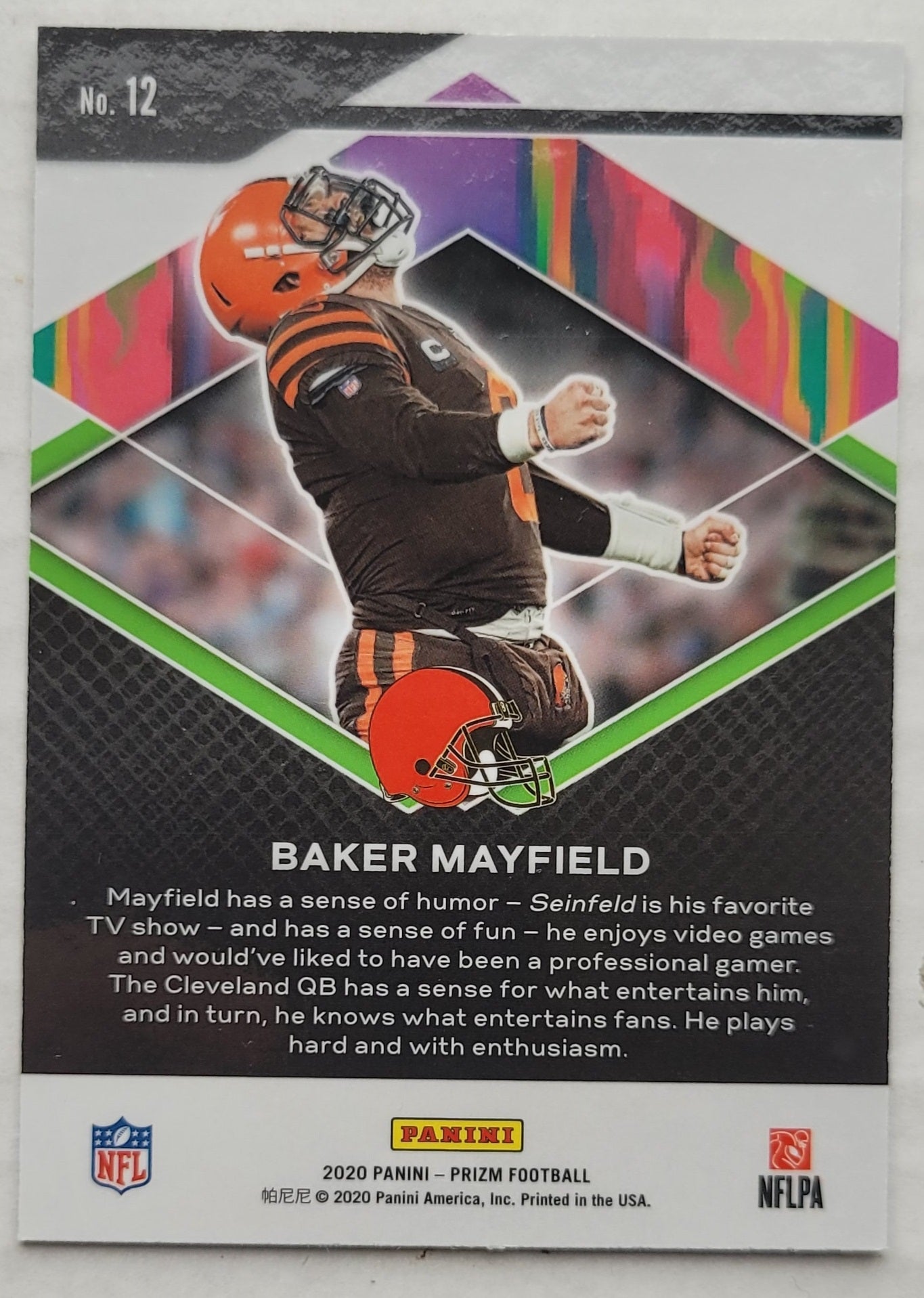 Baker Mayfield - 2020 Panini Prizm Hype #12