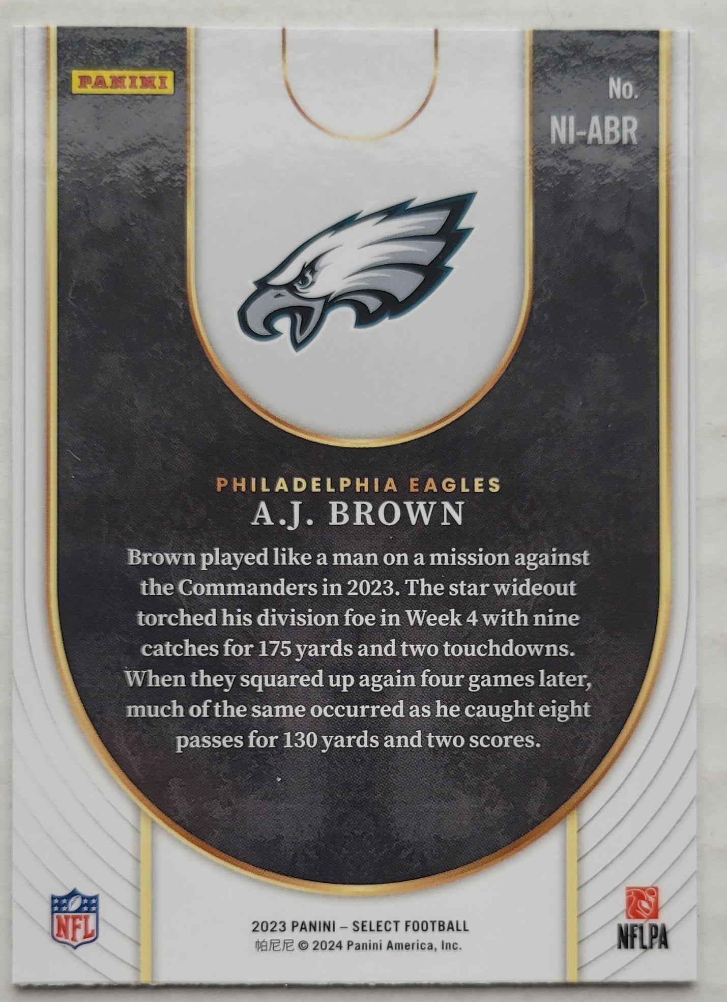 A.J. Brown - 2023 Select Neon Icons #25