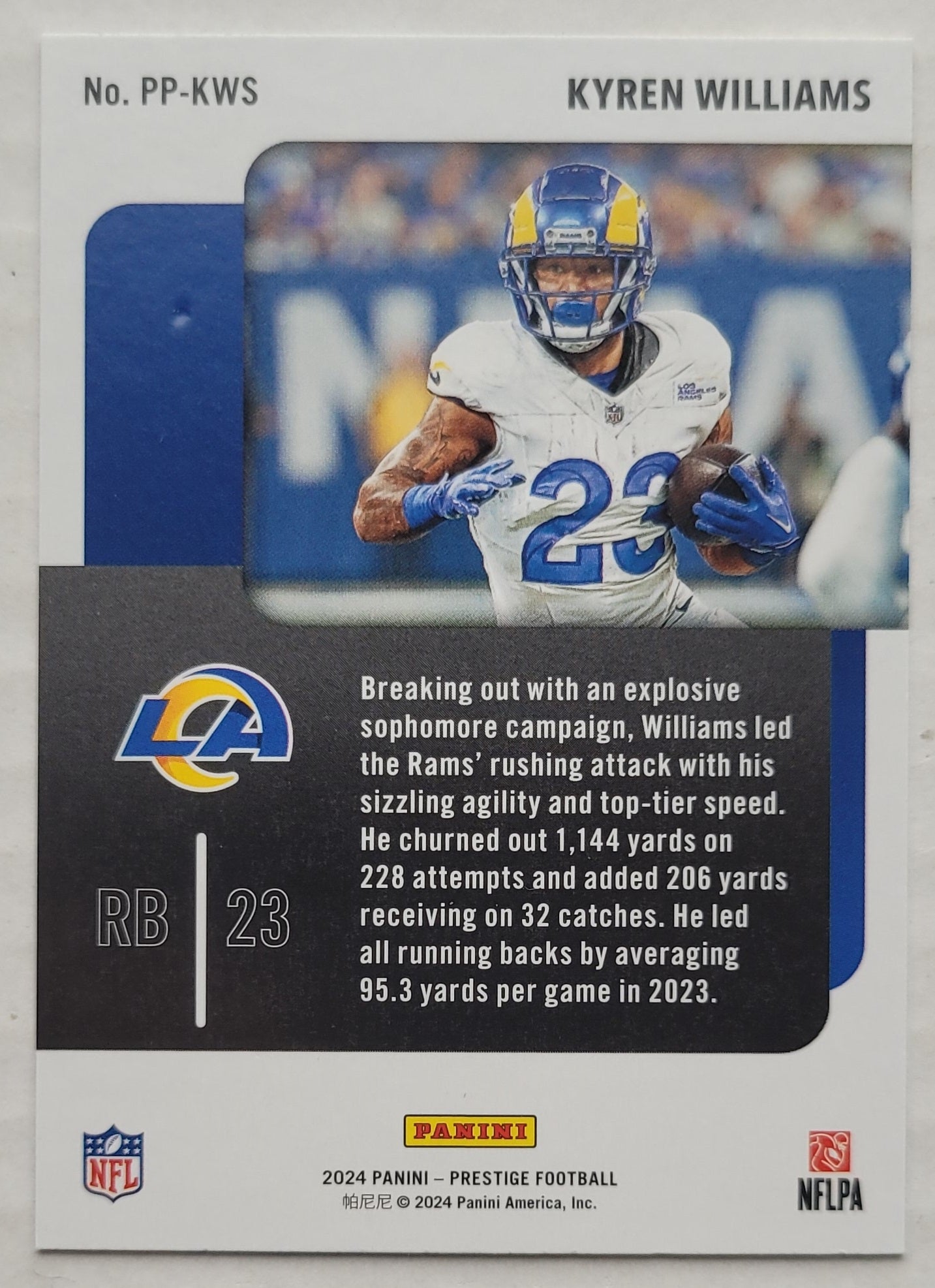Kyren Williams - 2024 Prestige Prestigious Pros #12