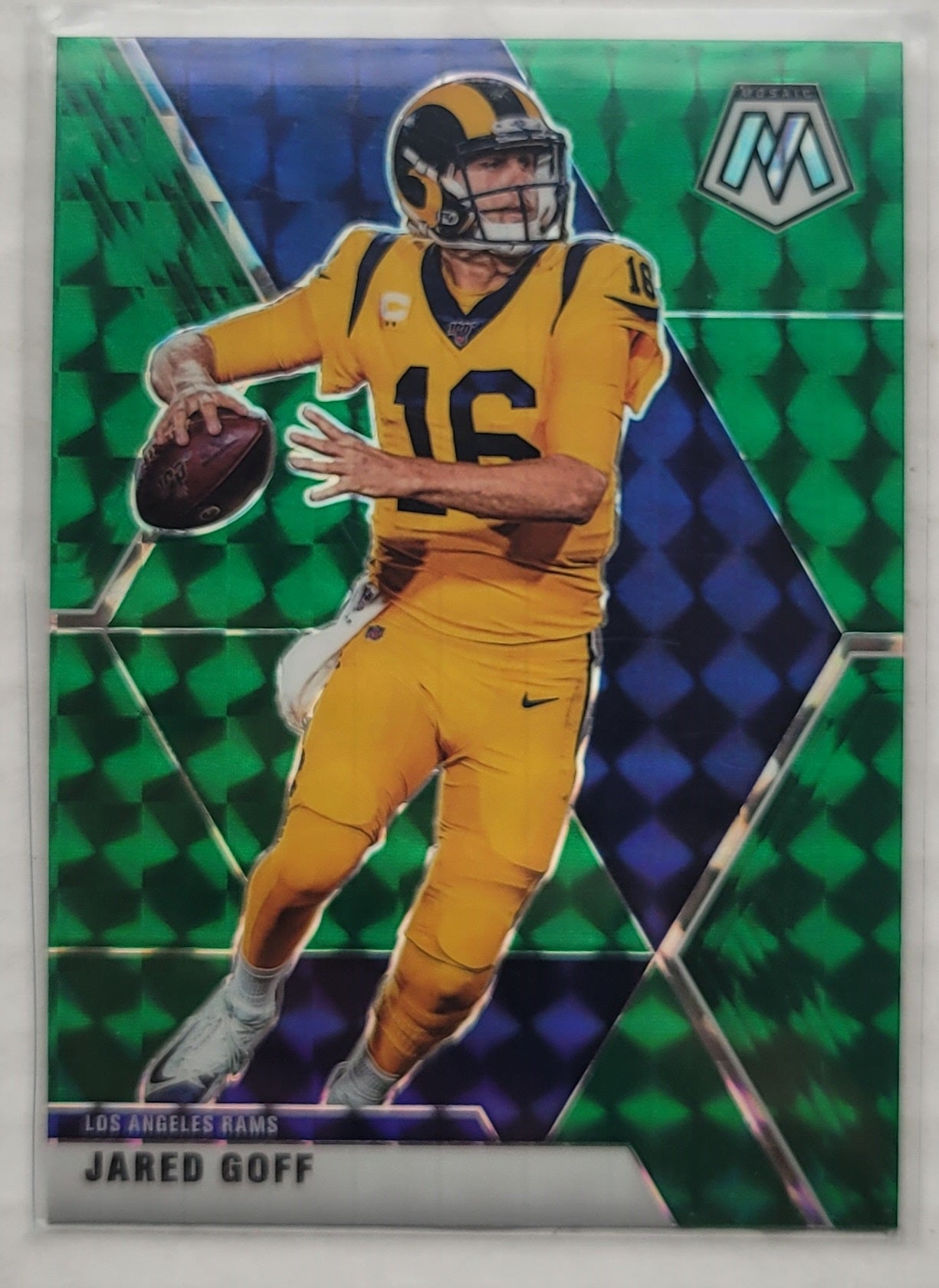 Jared Goff - 2020 Panini Mosaic Mosaic Green #117