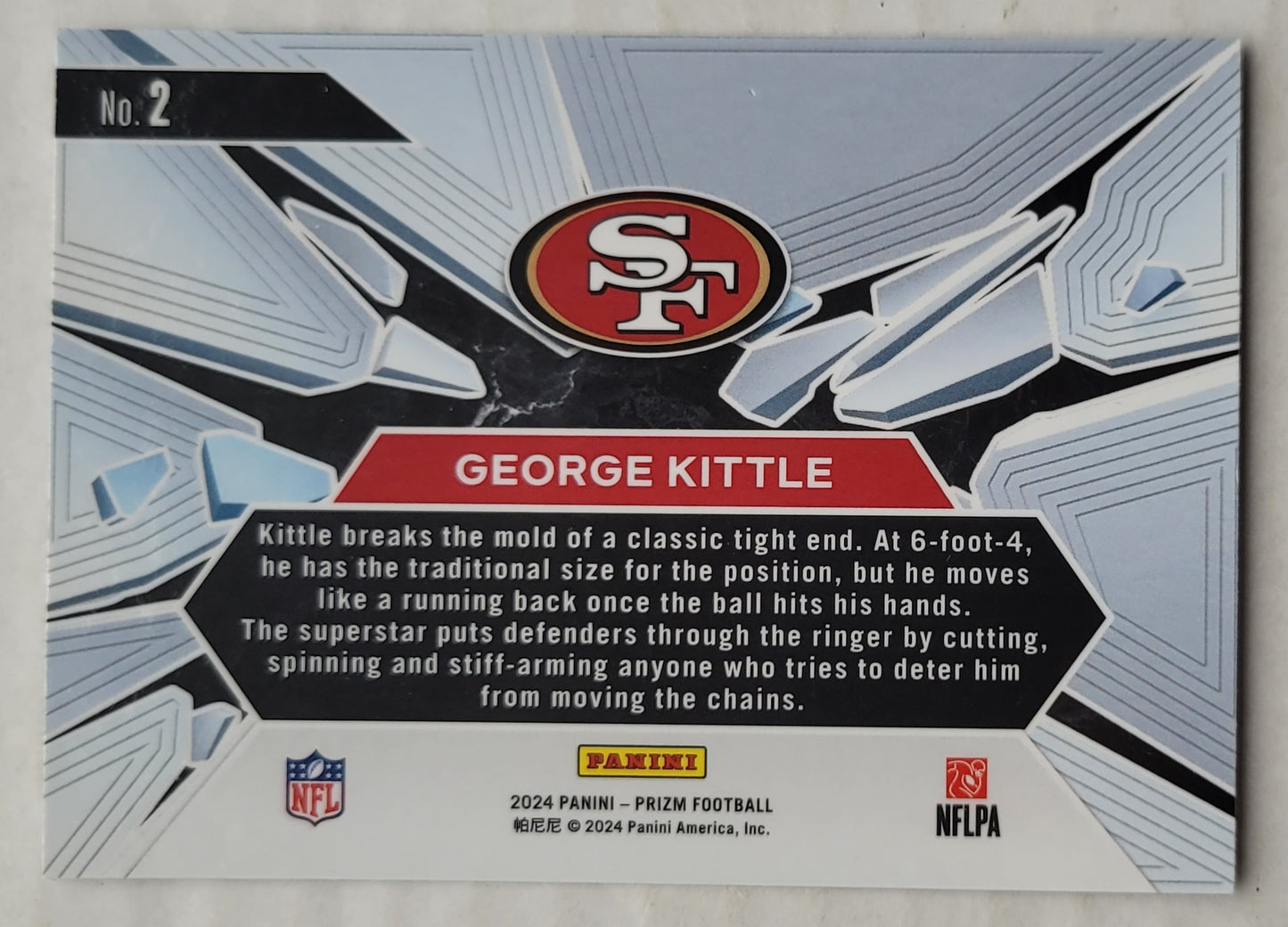 George Kittle - 2024 Panini Prizm Prizm Break #2