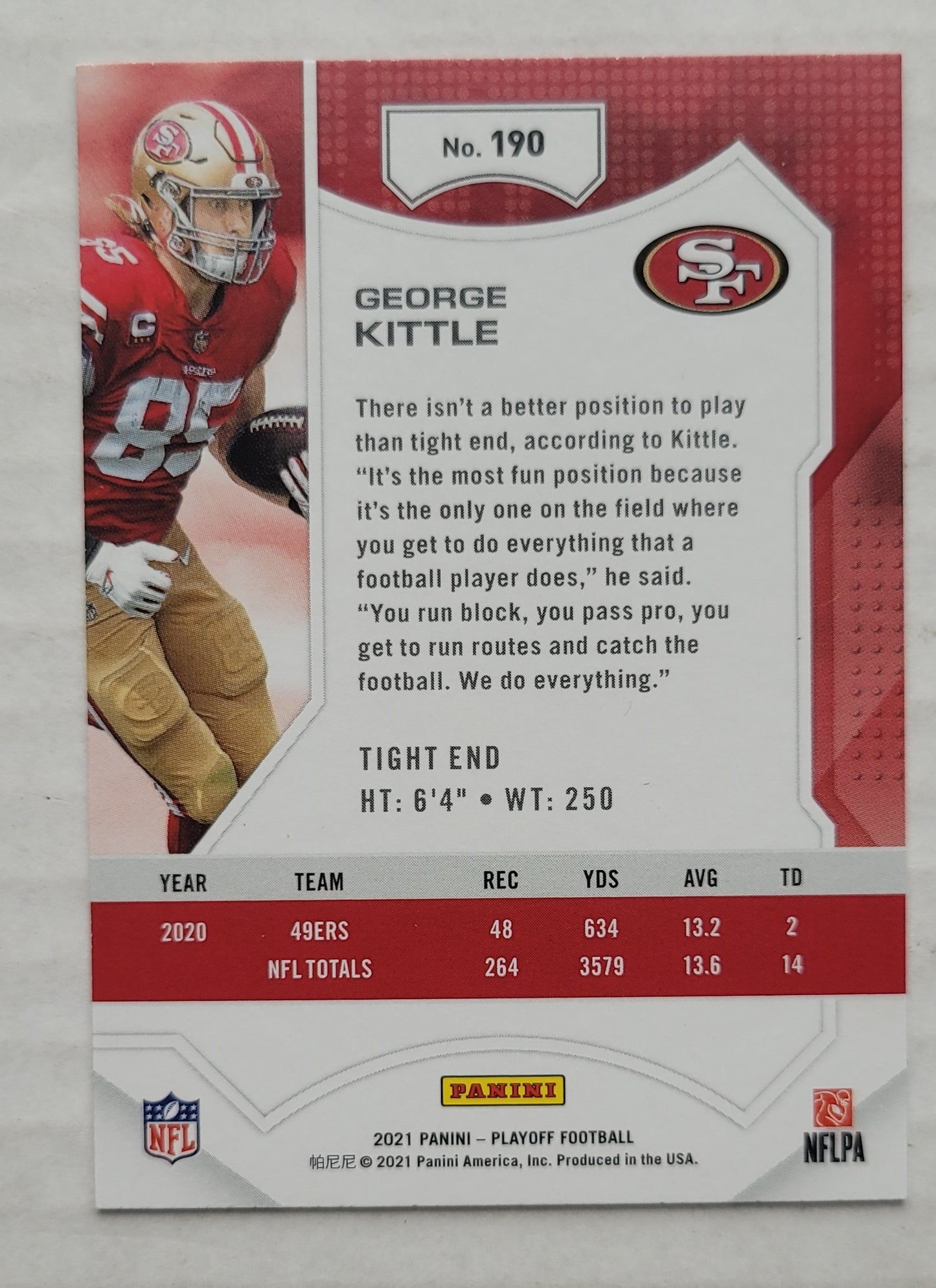 George Kittle - 2021 Playoff #190