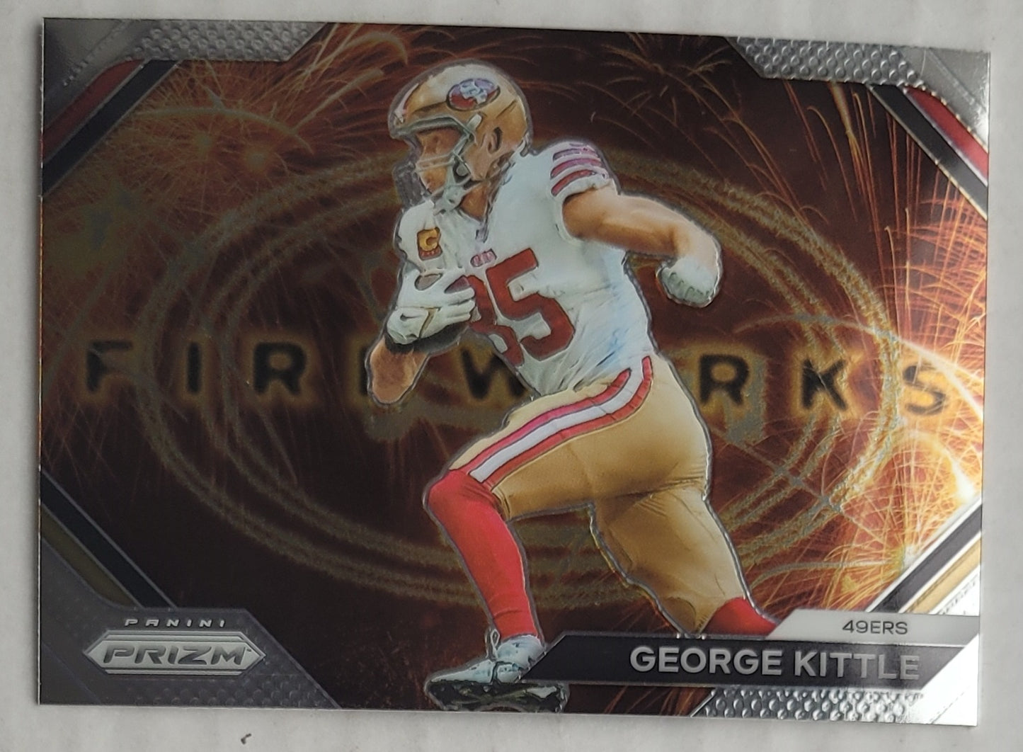 George Kittle - 2023 Panini Prizm Fireworks #22