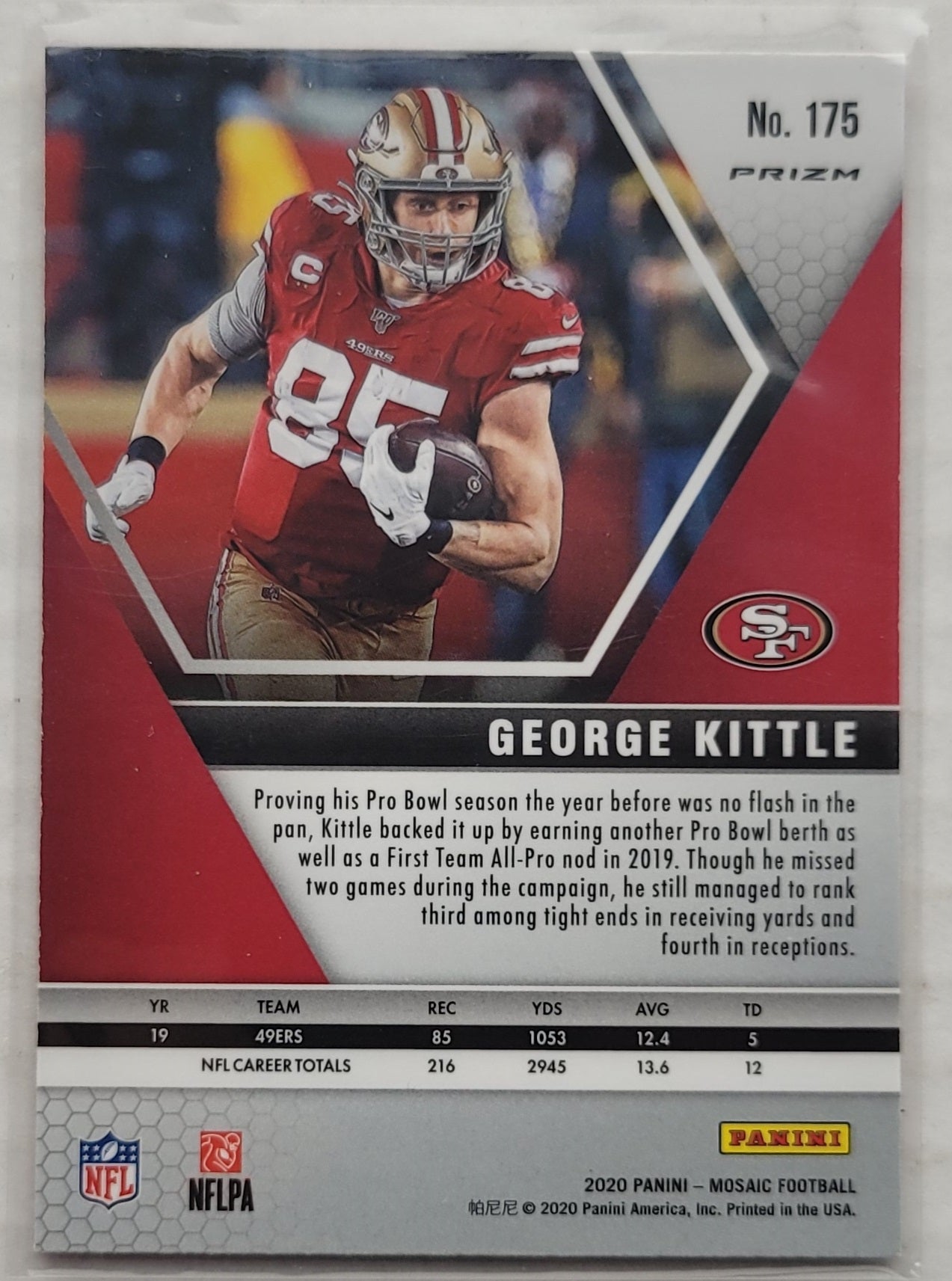 George Kittle - 2020 Panini Mosaic Mosaic Camo Pink #175