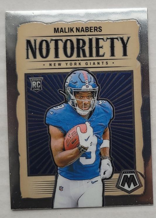 Malik Nabers - 2024 Panini Mosaic Notoriety #23
