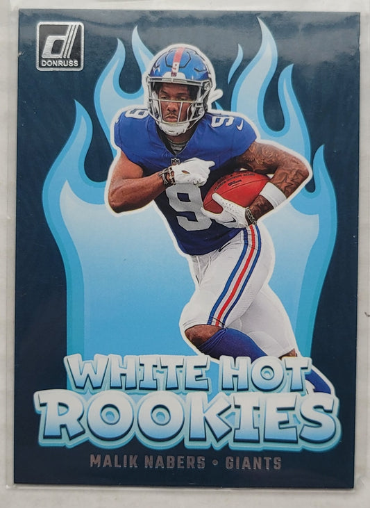 Malik Nabers - 2024 Donruss White Hot Rookies #10