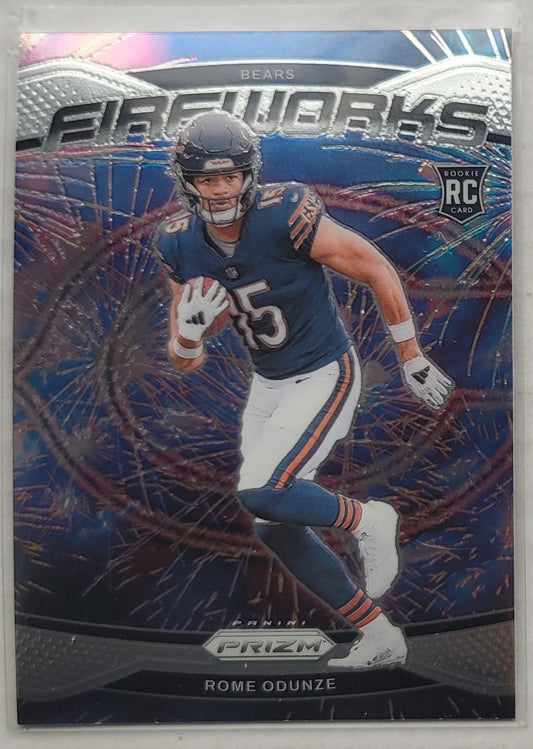 Rome Odunze - 2024 Panini Prizm Fireworks #19