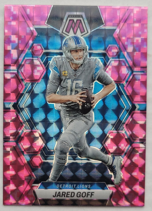 Jared Goff - 2023 Panini Mosaic Mosaic Camo Pink #185