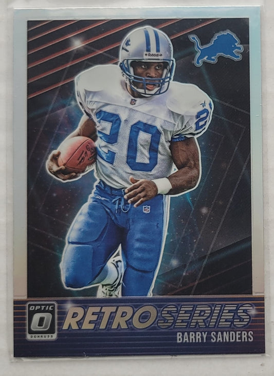 Barry Sanders - 2021 Donruss Optic Retro Series #RS-BS