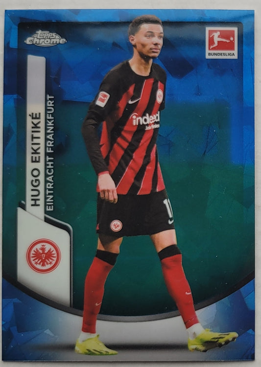 Hugo Ekitike - 2023-24 Topps Chrome Sapphire Bundesliga #34