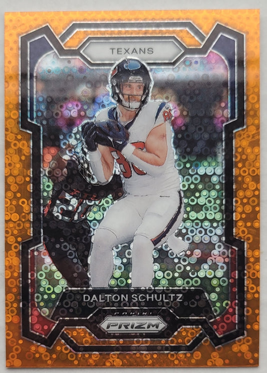 Dalton Schultz - 2023 Panini Prizm Prizms Orange Disco #115