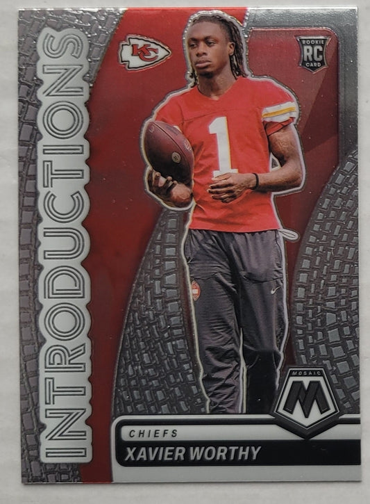 Xavier Worthy - 2024 Panini Mosaic Introductions #10