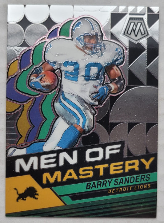 Barry Sanders - 2024 Panini Mosaic Men of Mastery #16