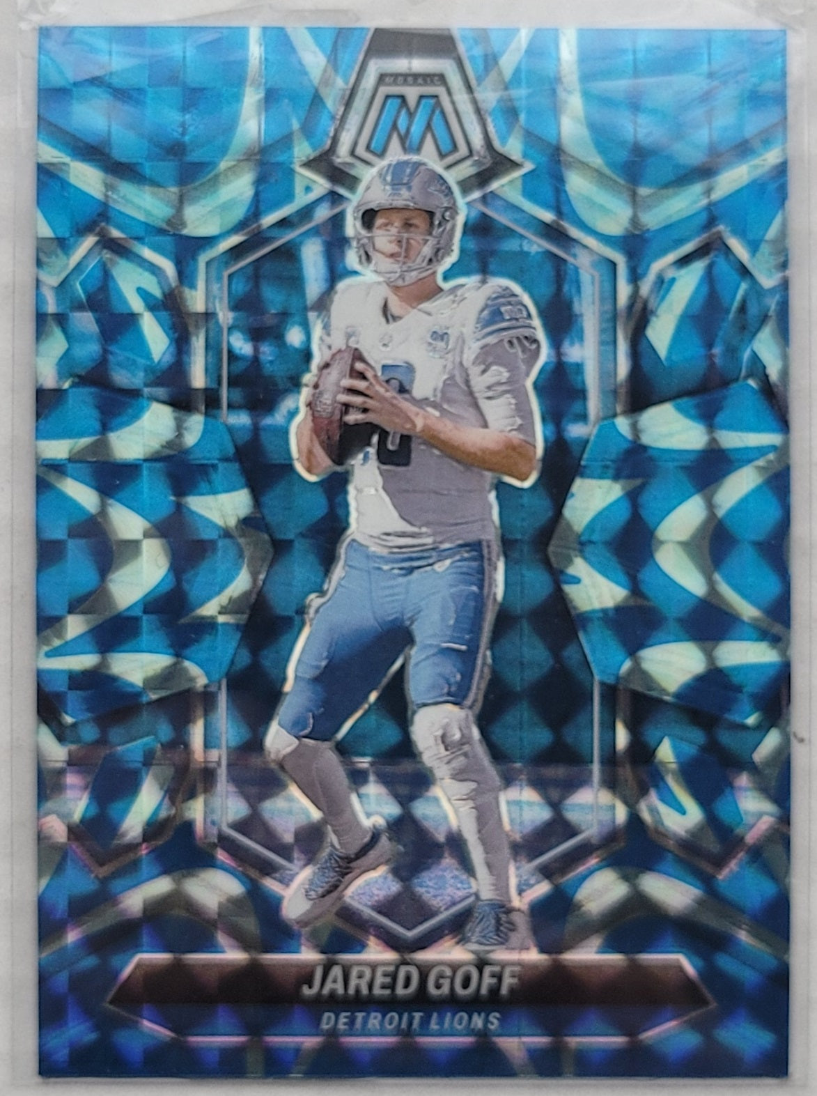 Jared Goff - 2024 Panini Mosaic Mosaic Reactive Blue #71