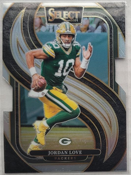 Jordan Love - 2024 Select Prizm Silver Die Cut #172